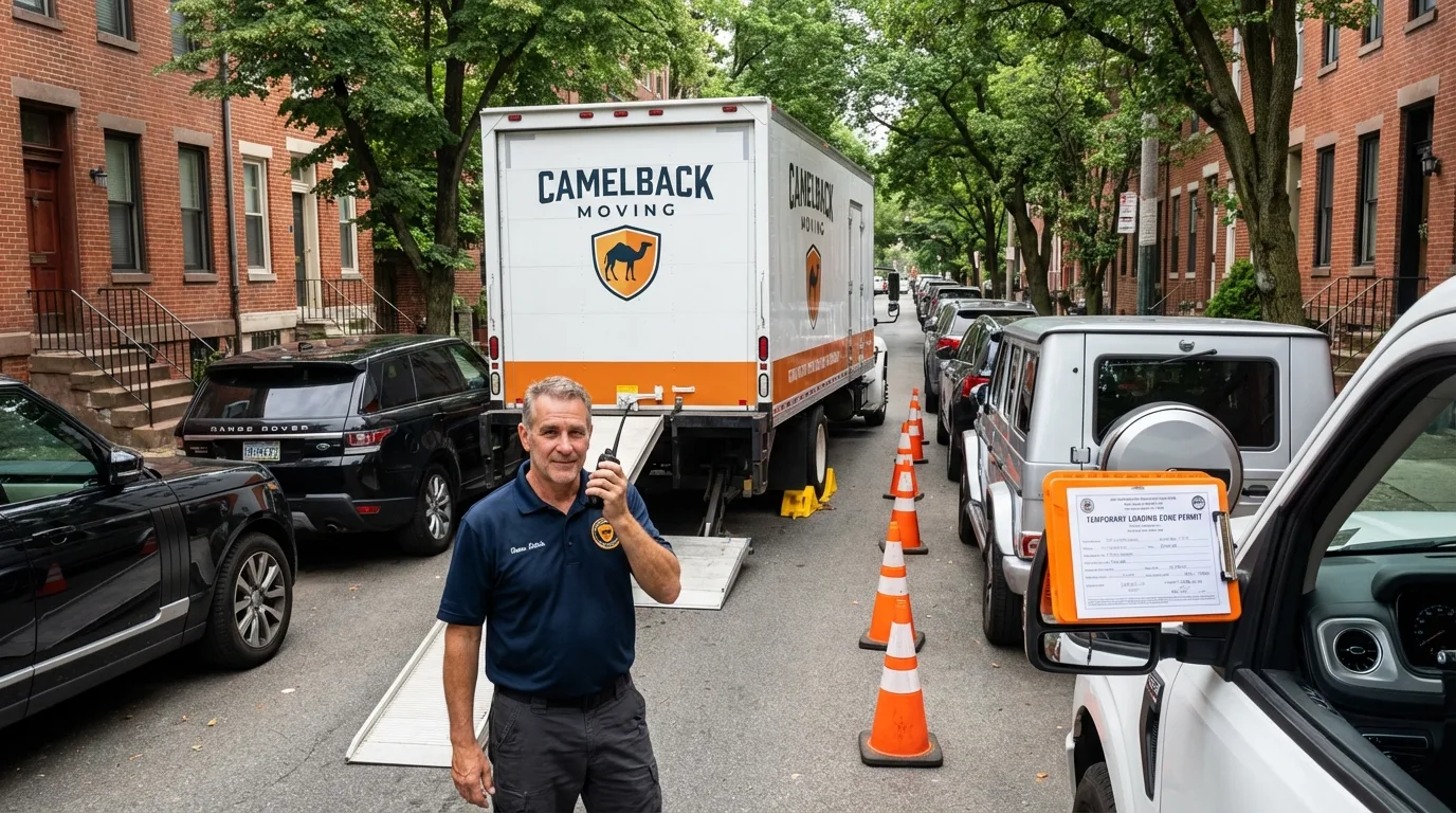 City street loading permit setup in Tivoli, NY